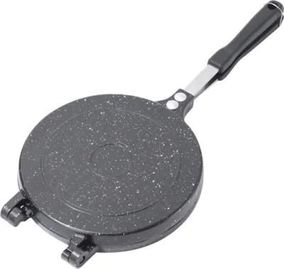 Produktbild von Doppelseitige Bratpfanne, antihaftbeschichtet, Pfannkuchen-Sandwich-Backmaschine, leicht zu reinigende Aluminiumlegierung für Zuhause, Küche, Frühstüc