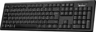 Immagine prodotto di Tastiera da ufficio USB a filo, nera (Nordic)
