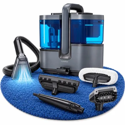 Produktbild von CLEANmaxx 4-in-1-Polster- und Dampfreiniger - Polsterpflege, Teppichpflege, Textilpflege, Reinigungszubehör für die Pflege passender Textiloberflächen