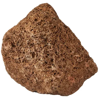 Produktbild von Aquarium Lavastein Dekostein Felsen - Dunkelrot - 8 bis 15 cm - Naturstein - Naturprodukt