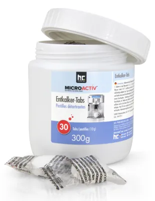 Image de 300g Microactiv® Entkalker Tabs für Kaffeemaschinen & Haushaltsgeräte