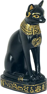 Produktbild von Ägyptische Göttin Bastet stehend 8cm