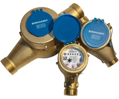 Produktbild von Bernhardt Tausch-Wasserzähler BM Q3=16m³/h, nach MID, ersetzt BM 20, 20(30), BL300mm, AG2", 1 Stk.
