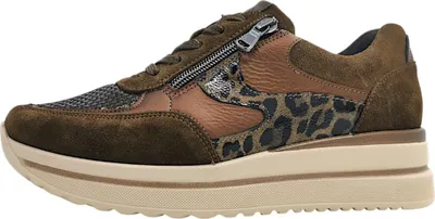 Immagine prodotto di Scarpe da donna Waldläufer modello K-Luana, scarpe stringate, sportive, color marrone, adatte al tempo libero