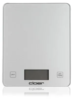 Zdjęcie produktu dla Cloer 6871, Elektroniczna waga kuchenna, 10 kg, 5 g, Biały, Szkło, Blat