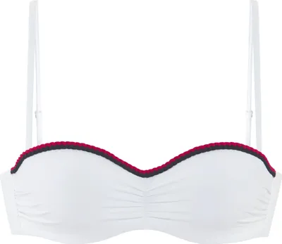 Produktbild von s.Oliver Bügel-Bandeau-Bikini-Top Junis weiß Größe 36 Cup E