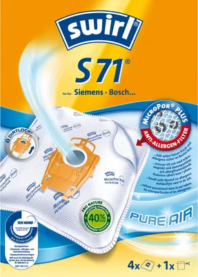 Produktbild von swirl Staubsaugerbeutel S 71 mit MicroporPlus Filter