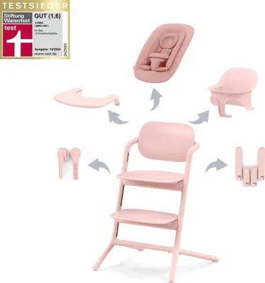 Produktbild von Cybex Lemo 4in1 Hochstuhl Set Pearl Pink