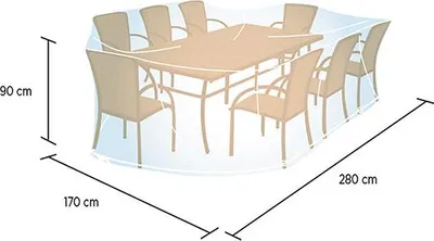 Obrázek produktu pro CAMPINGAZ Ochranný kryt pro zahradní nábytek velikosti XL 2000032450
