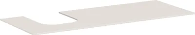 Produktbild von hansgrohe Xevolos E Konsole, 1 Ausschnitt links, 1370x550mm, für Aufsatzwaschtisch, 54205780
