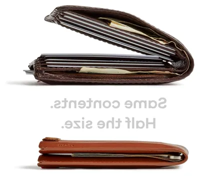 Produktbild von Wally 5.0 with MagLock | RFID Leather Bifold Wallet with Money Clip & MagLock | Slim, Minimalist Billfold, Schwarz, small