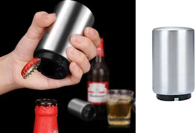 Produktbild von Flaschenöffner - Bierflaschenöffner - Kronkorkenöffner - Silber