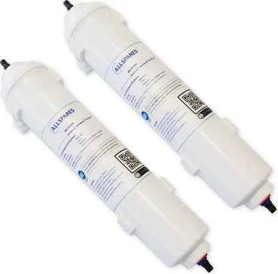 Produktbild von AllSpares Wasserfilter (2 St.) für Kühlschrank geeignet für Samsung DA29-10105J