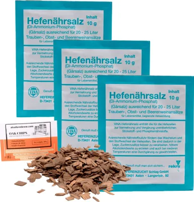 Produktbild von 3 x VINA Hefenährsalz 10g - Nährstoff für Weinhefe, Weinnährstoff, Wein-Nährstoff