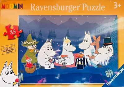 Produktbild von Ravensburger 08786 Puzzle MOOMIN beim Picknick Mumin 35 Teile