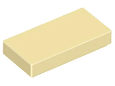Produktbild von Lego® 1x2 Fliesen 3069 - 250 Stück Beige