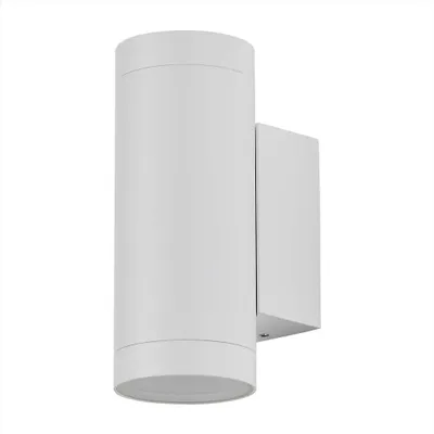 Produktbild von Außen Wandleuchte, Up & Down, Alu, weiß, H 16 cm