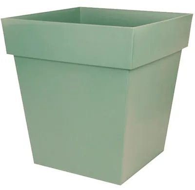 Produktbild von EDA Blumentopf Toskana - quadratisch - grun - Kunststoff - 32 cm