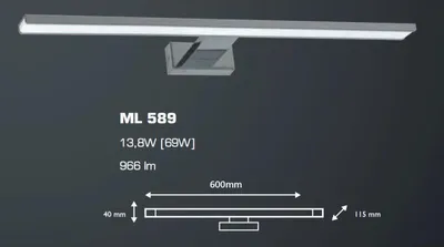 Image de Applique LED 13.8W SHINE ML589 Milagro