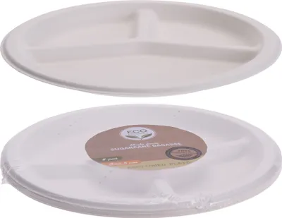 Image de Lot de 8 plateaux 22,5 cm Biodegraded 3 pièces