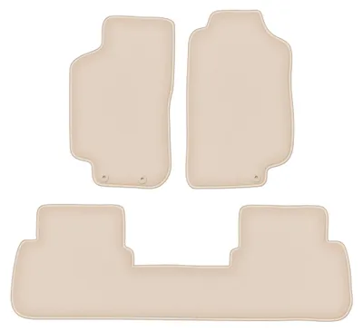 Produktbild von Velours-Fußmatten für Saab 9-5 I 1997-2009 (Kombi/Limousine) – 4-tlg, Beige, passgenau – Wielganizator FORTUNA