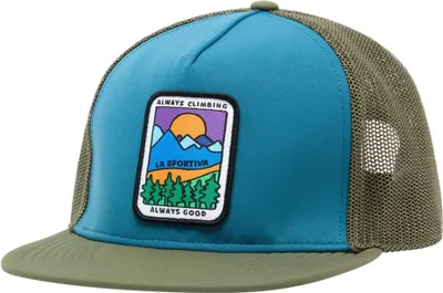 Produktbild von Always Climbing Hat - Trucker-Cap für Kletterer und Outdoor-Fans - La Sportiva, Größe:S/M, Farbe:B07E47-Lake/Cypress