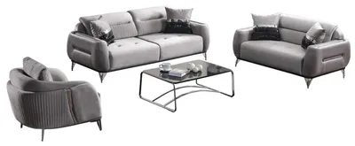 Zdjęcie produktu dla Sofy Zestaw wypoczynkowy Sofa Zestaw wypoczynkowy Fotel Zestaw tapicerowany