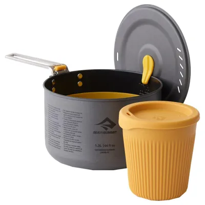 Produktbild von Frontier UL One Pot Cook Set - [1P] [3 Piece] 1 Person 1.3L Pot w/ S Bowl and Cup