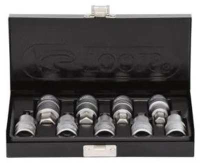 Produktbild von KS Tools 911.1321, Steckschlüssel-Satz, 1/2", Metrisch, 1 Kopf/Köpfe, 4,5,6,7,8,10,12,14,17 mm, Chrom-Vanadium-Stahl