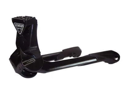 Produktbild von Zweibeinständer Ursus Jumbo 28" schwarz, 300mm, mit Platte und Schraube