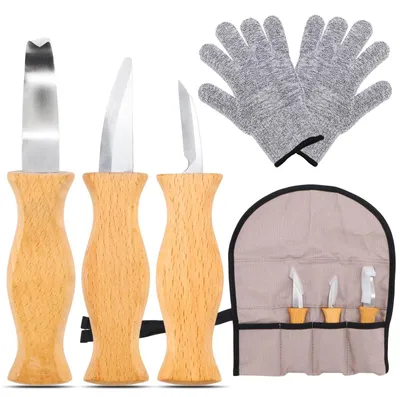 Productafbeelding van Snijmes, houtsnijgereedschapsset, houtlepel, snijgereedschap voor hout