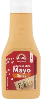 Image de Saitaku Spicy Mayo 160g – Mayonnaise crémeuse et épicée pour sushi et plus