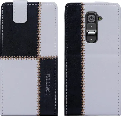 Produktbild von LG G2 (D802) numia Flipstyle Weiss-Schwarz