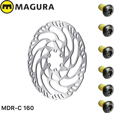 Produktbild von Magura Fahrrad MTB E-Bike Bremsscheibe MDR-C 6-Loch 160mm