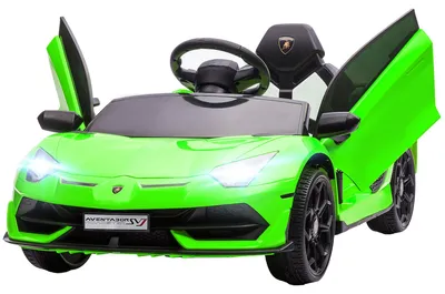 Immagine prodotto di Macchina Elettrica per Bambini 12V con Licenza Lamborghini Aventador SVJ Roadster Verde