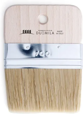 Obrázek produktu pro Sada plochých štětců Setola, 100 mm, s dřevěnou rukojetí, určená pro precizní nanášení