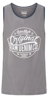 Produktbild von BLEND BHWalex Herren Tank Top Sport-Shirt Muscle-Shirt mit Print 100% Baumwolle Regular fit
