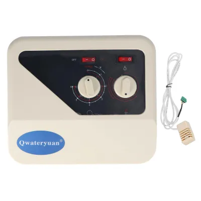 Image de contrôleur de poêle de sauna 380 V avec câble de sonde, gaine PP, accessoires de sauna pour poêles de 9 à 15 kW