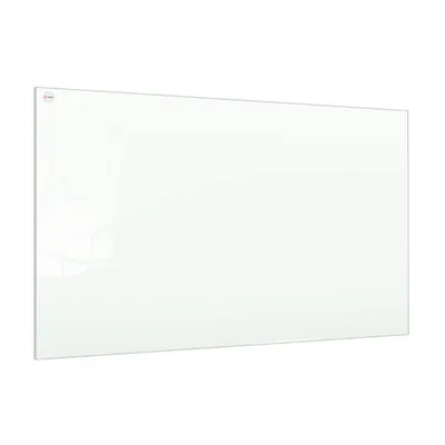 A white glass board is shown against a white background.