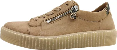 Immagine prodotto di Scarpe da ginnastica Gabor da donna, con lacci, sportive, color beige, per il tempo libero