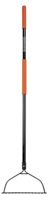 Produktbild von BLACK+DECKER Planierrechen 150 CM - Fiberglas und Kohlenstoffstahl - Schwarz/Orange