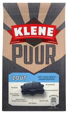 Productafbeelding van Klene Puur Zout Drop (180 gr)