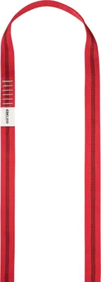 Edelrid X-Tube 25mm Loop; rote Klettersling; geeignet für Klettern; aus strapazierfähigem Material.
