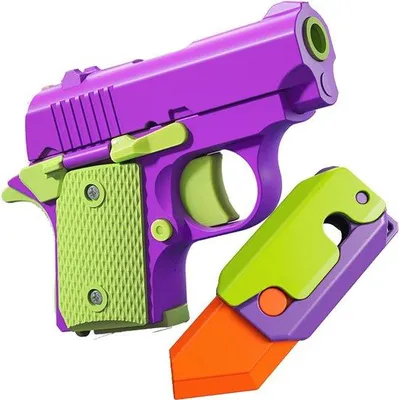 Immagine prodotto di Pistola giocattolo antistress Mini 1911 - Giocattolo antistress e anti-ansia per adolescenti, adulti e bambini