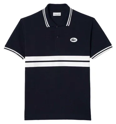 Obrázek produktu pro Lacoste – pánské polo tričko z prémiové bavlny GT13001 (XS) (černé)