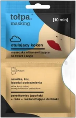Immagine prodotto di Maschera viso Tolpa Kokon intensamente idratante 2 x 5 ml
