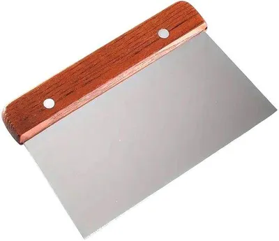 Produktbild von Professioneller Pizzaschneider aus Edelstahl 15 cm - Ergonomischer Holzgriff - Vielseitig einsetzbar - Kompakter Pizzaschneider