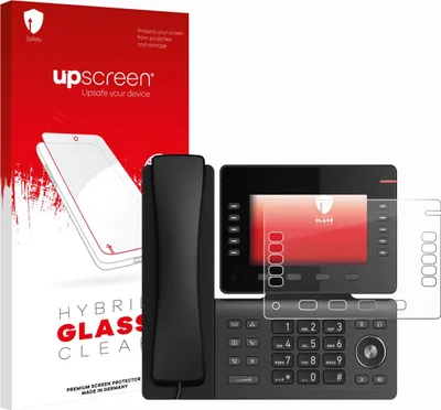 Produktbild von upscreen Schutzglas für Snom D865 Schutzfolie Panzer Folie Glas Display Schutz klar