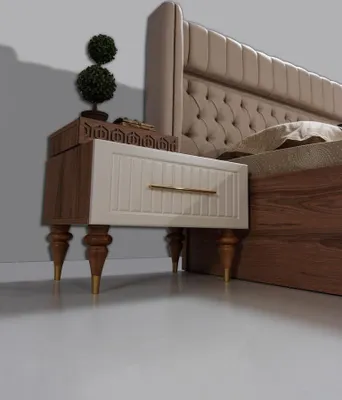 Image de Chevets Tables Meubles de chambre Table d'appoint Table en bois