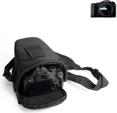 Produktbild von K-S-Trade Kameratasche Fototasche Schultertasche Umhängetasche kompatibel mit Sony Cyber-shot DSC-RX10 II Colt für Systemkameras Schutzhülle bag